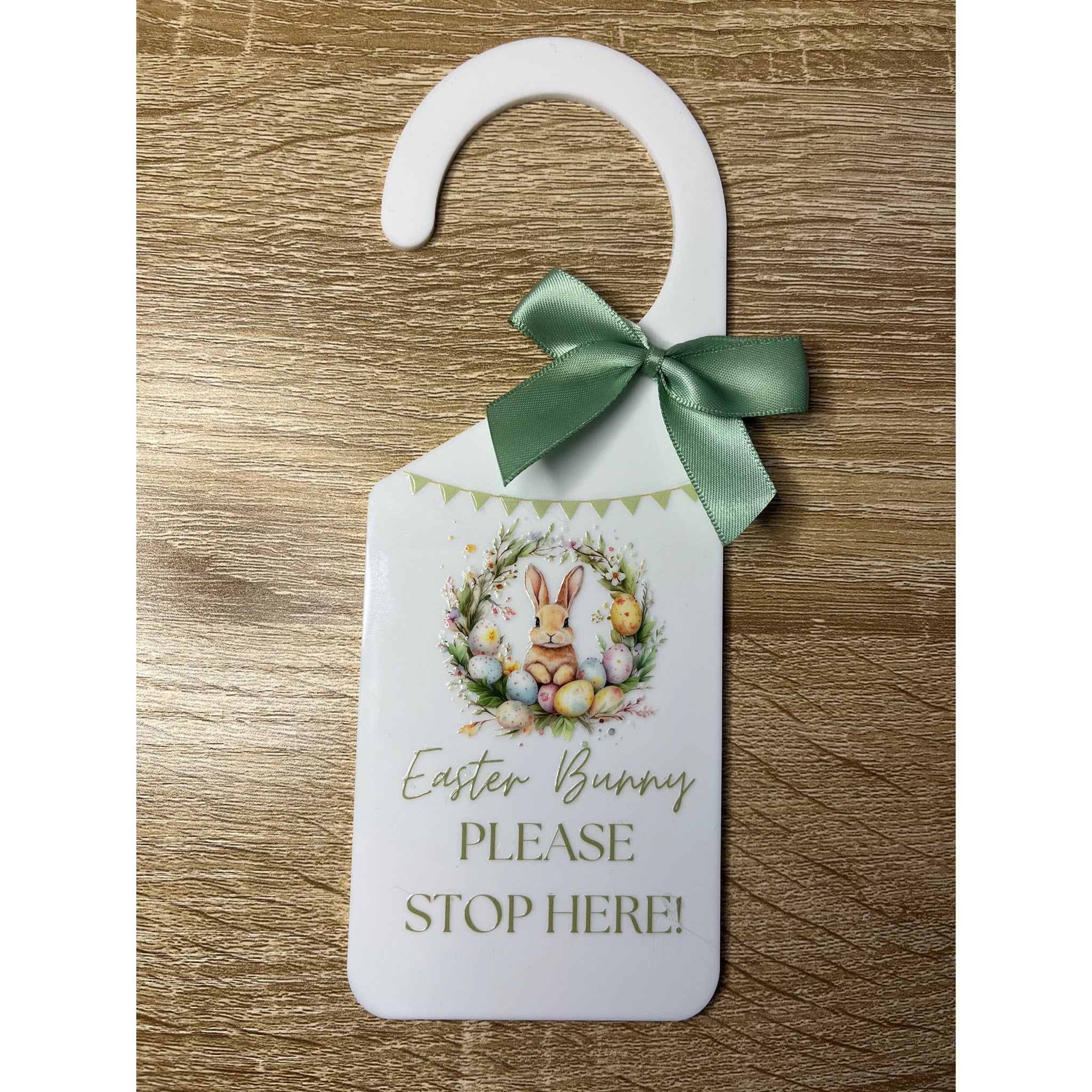 Easter Door Hanger - Sage Green
