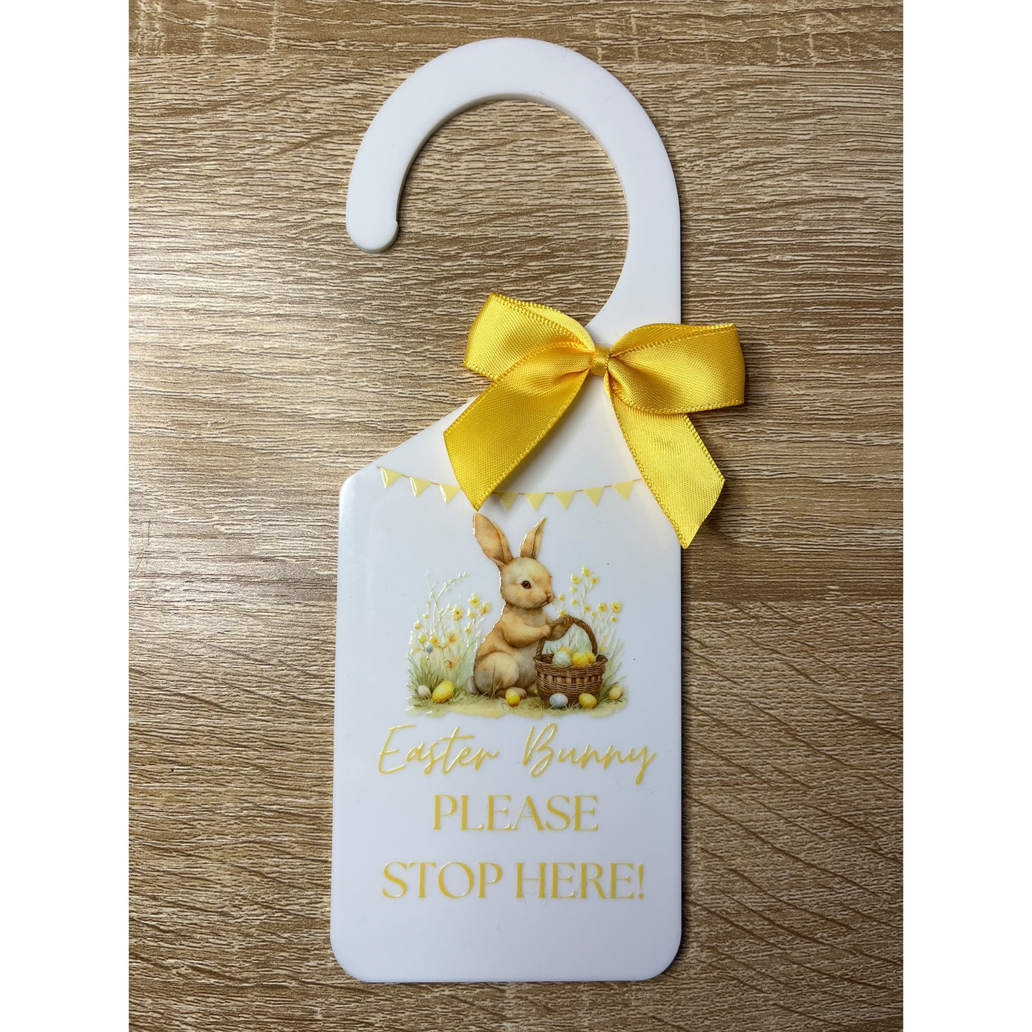 Easter Door Hanger - Daffodil Yellow