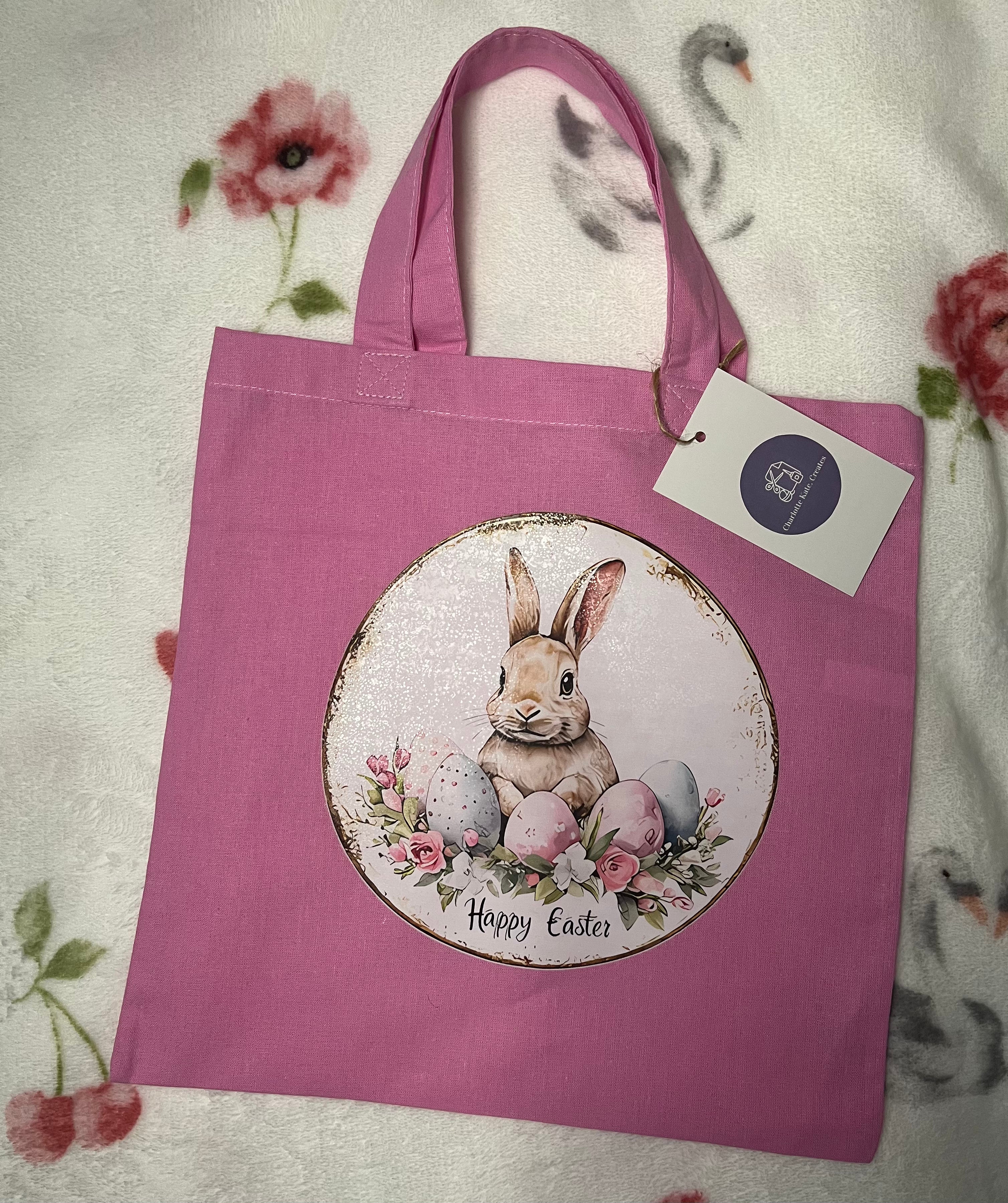Easter Tote Bags With 3 Different Designs
