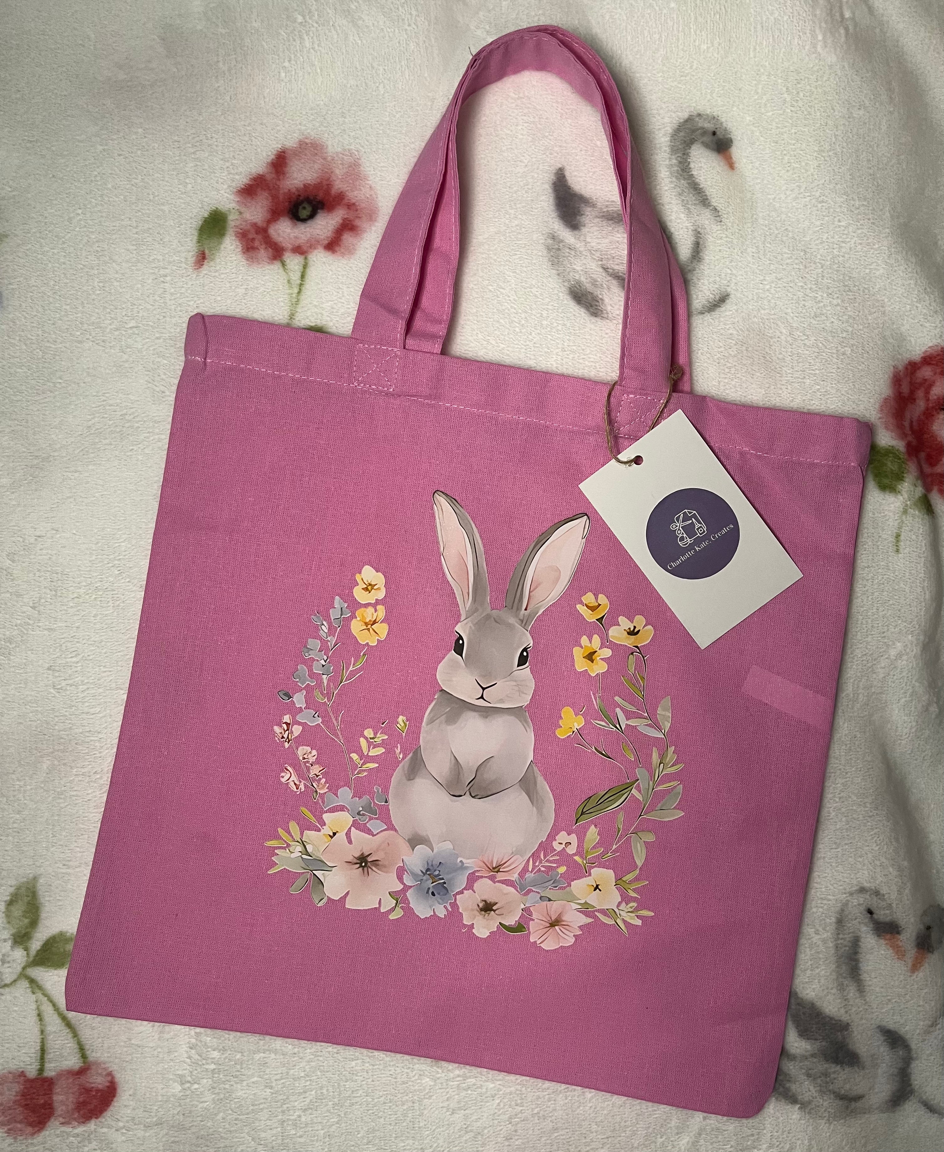 Easter Tote Bags With 3 Different Designs