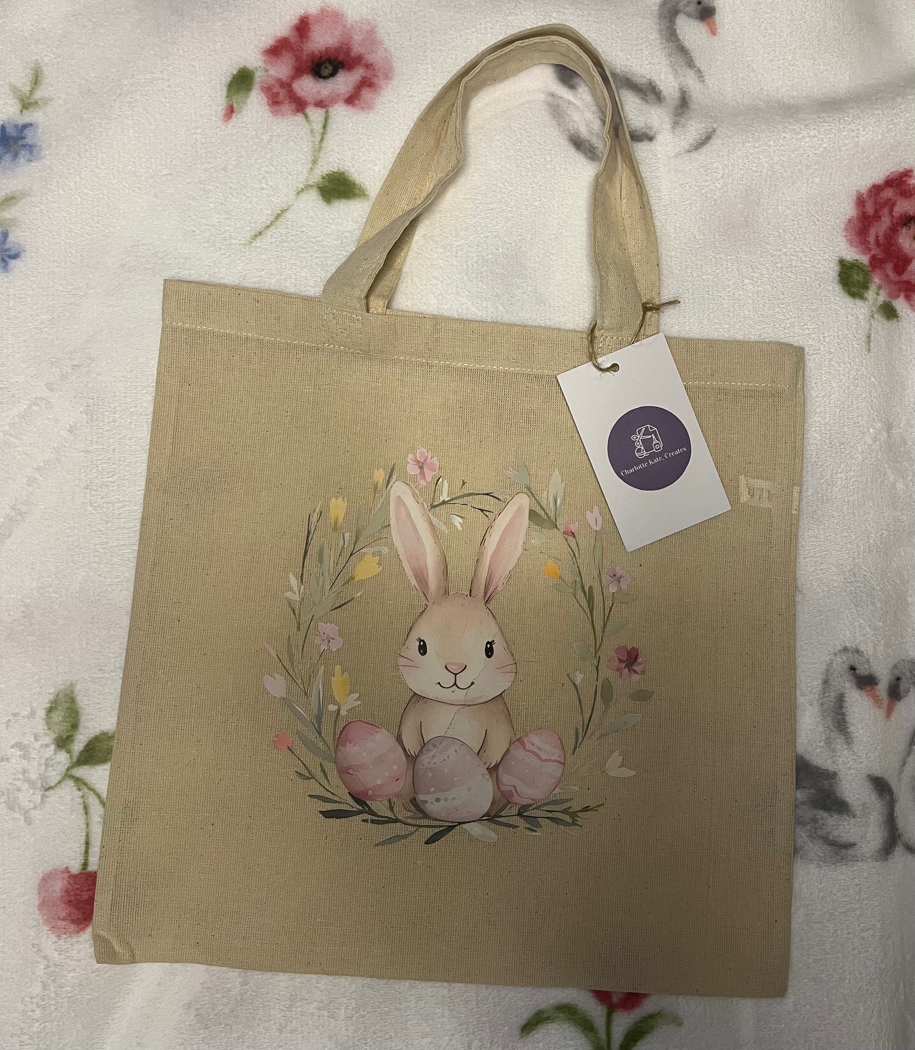 Easter Tote Bags With 3 Different Designs