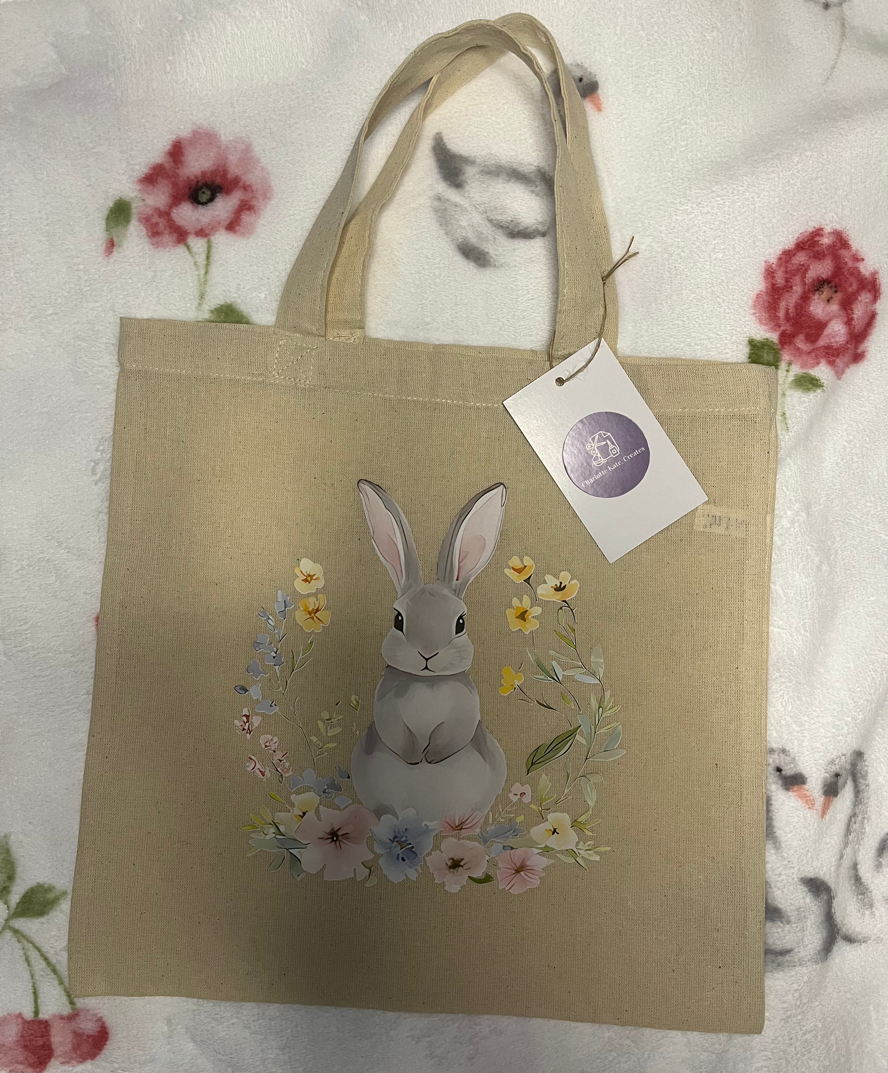 Easter Tote Bags With 3 Different Designs