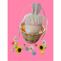 White Fillable Rabbit Ears Easter Pouch