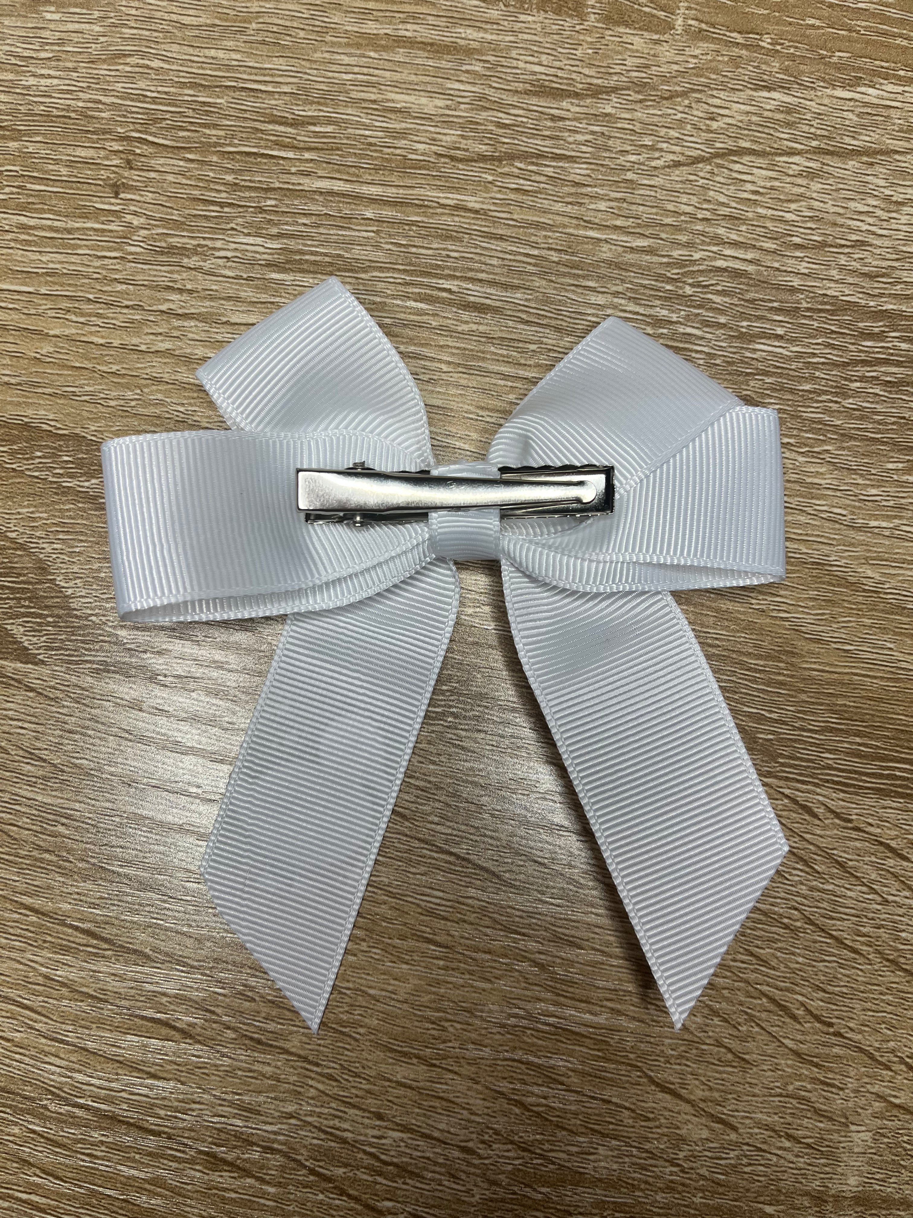 White Duckling Hair Bow